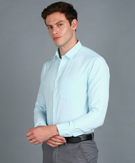 Turquoise Blue Full Sleeve Shirt