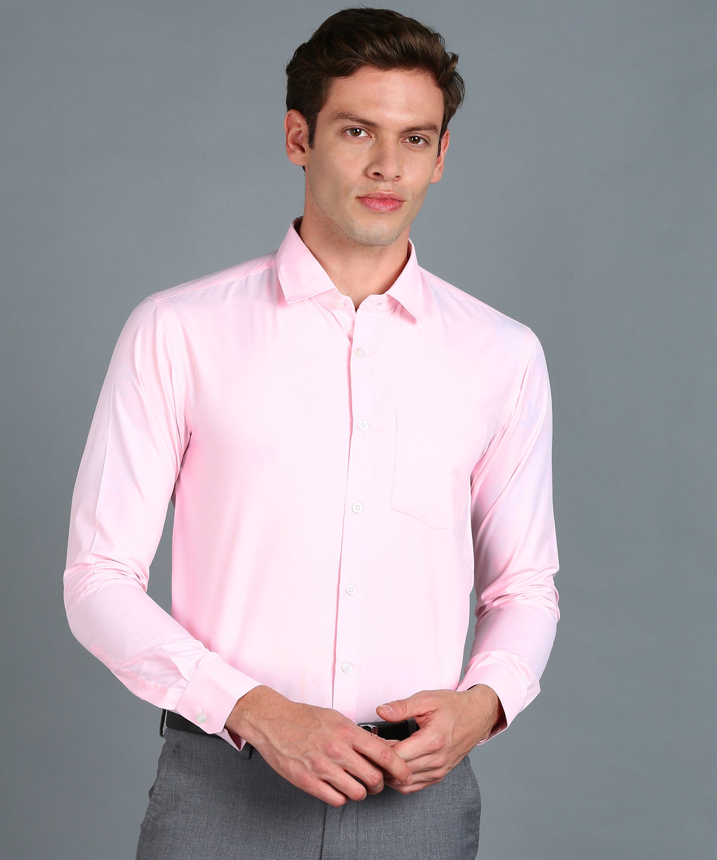 Light Pink Full Sleeve Shirt