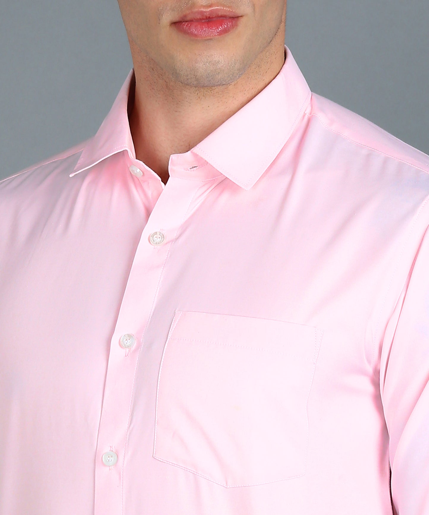 Light Pink Full Sleeve Shirt