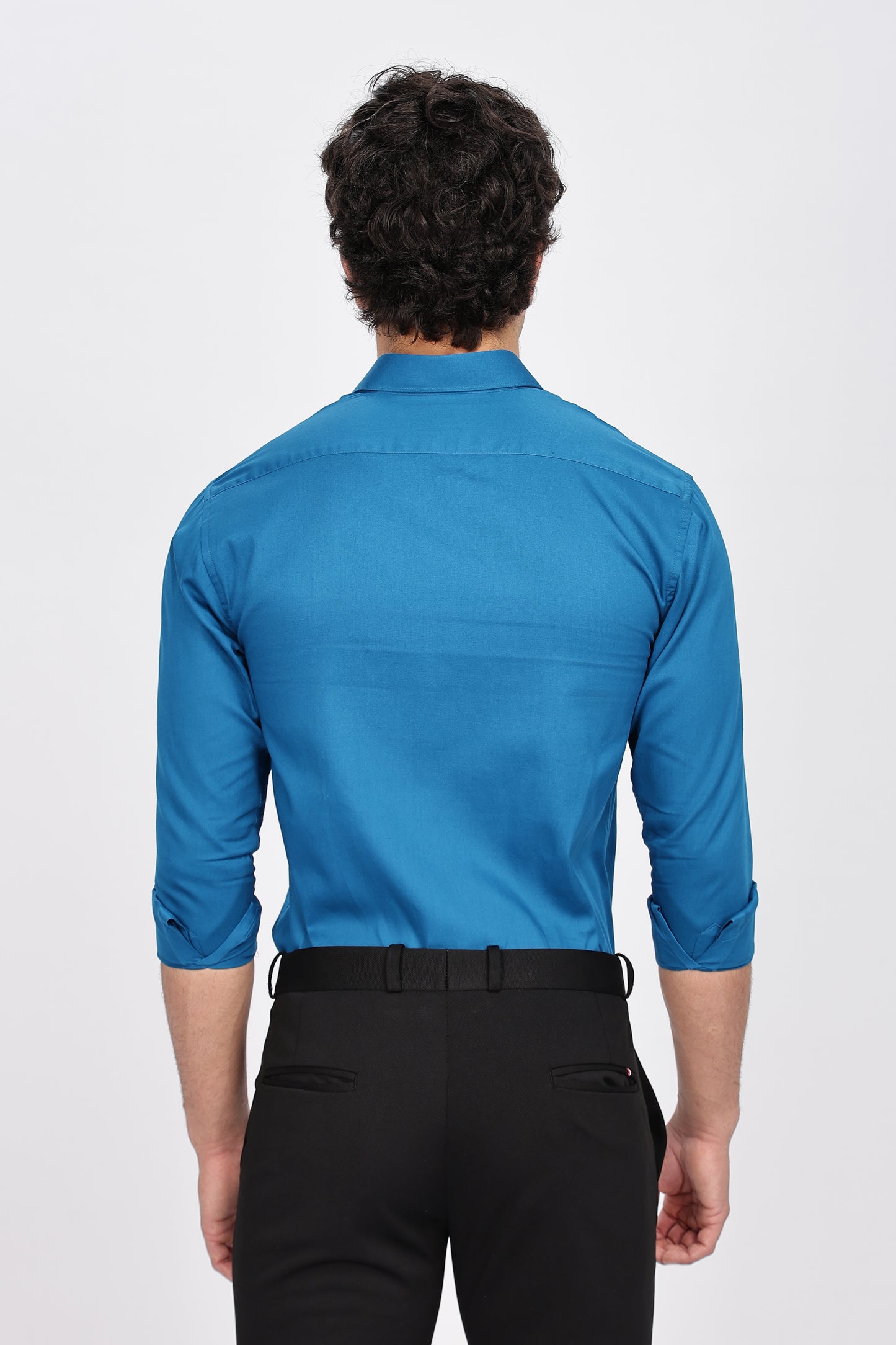 Peacock Blue Full Sleeve shirts