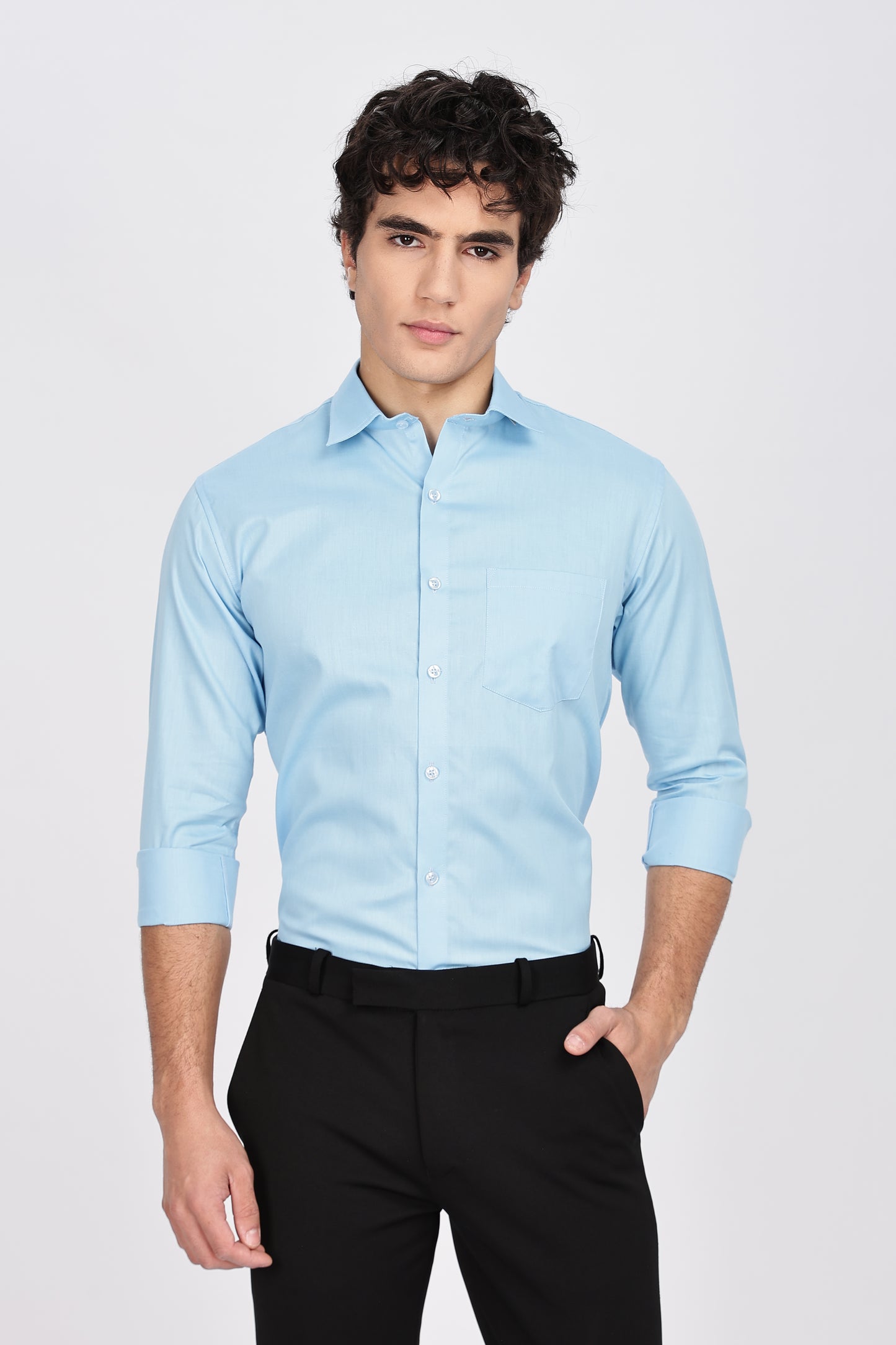Sky Blue Full Sleeve Shirt