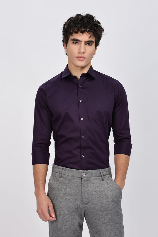 Purple Full Sleeve Shirt
