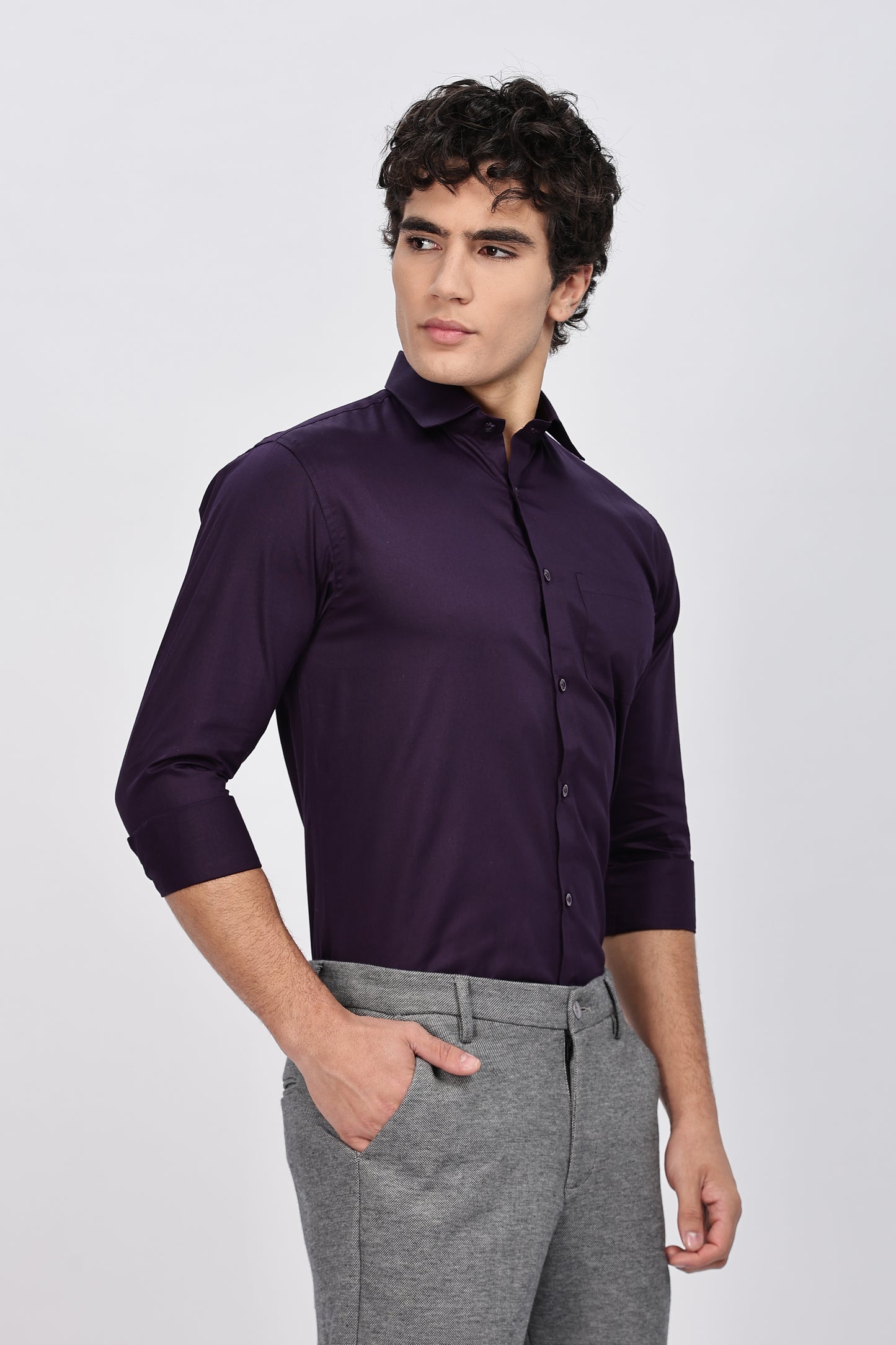 Purple Full Sleeve Shirt