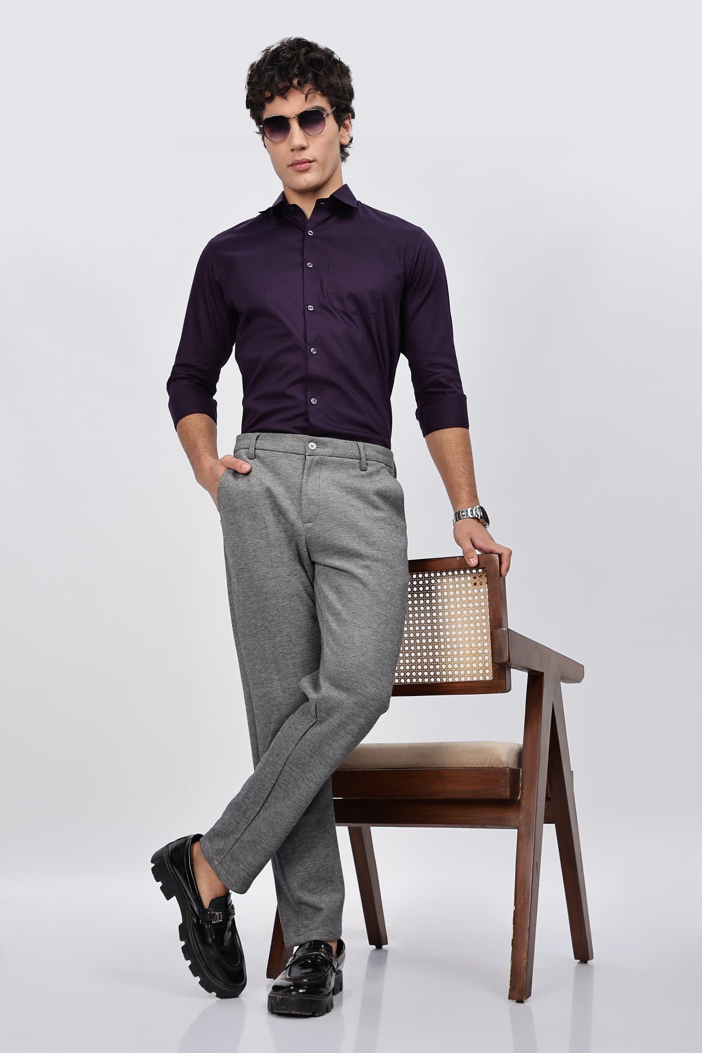 Purple Full Sleeve Shirt