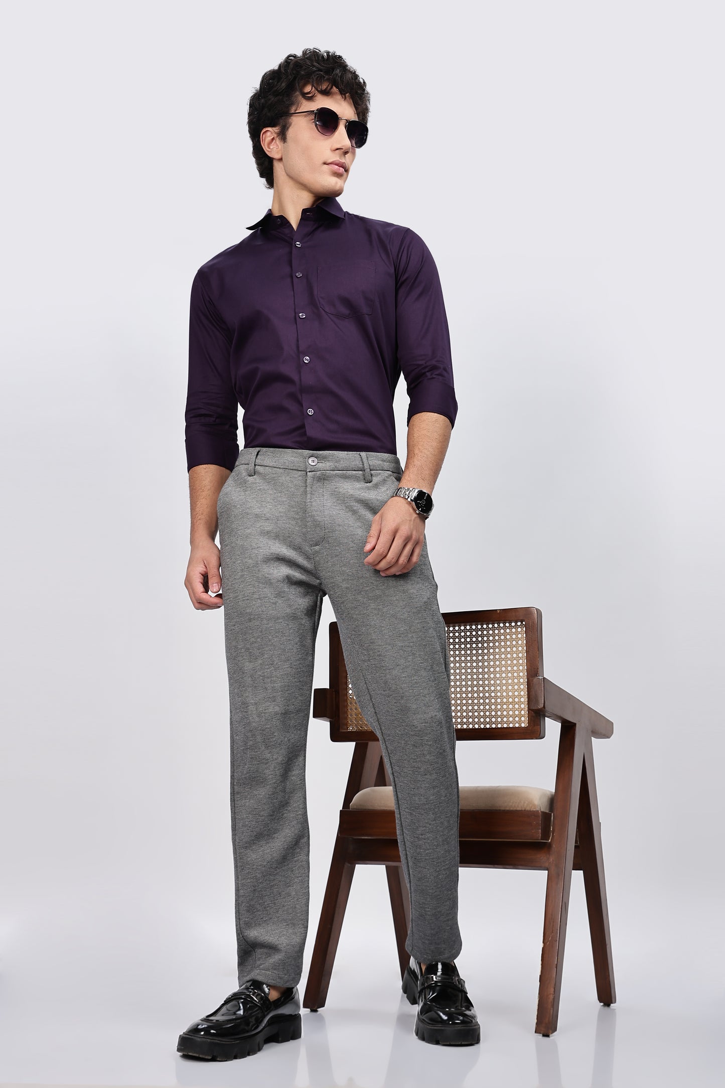 Purple Full Sleeve Shirt
