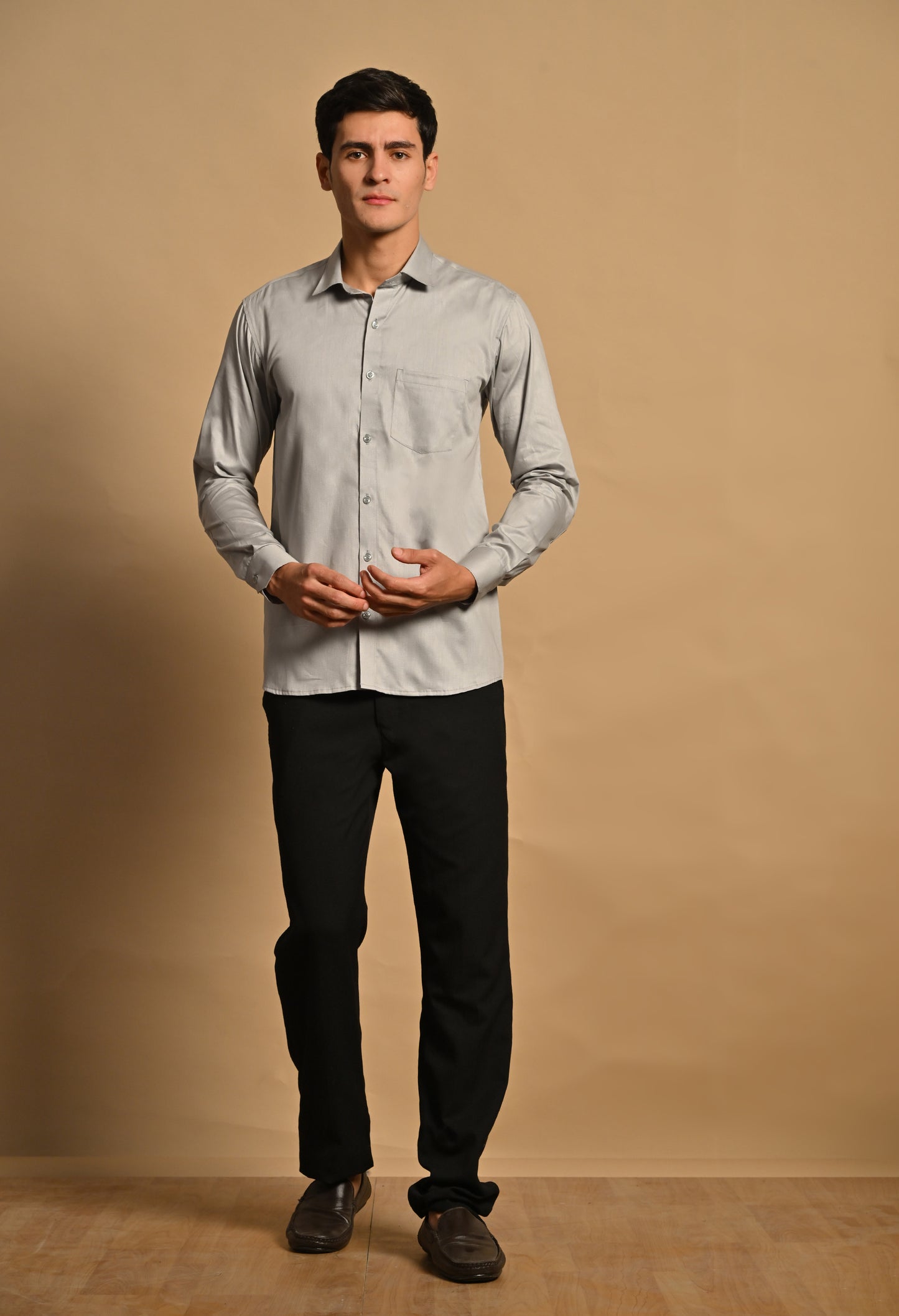 Grey Full Sleeve Shirt