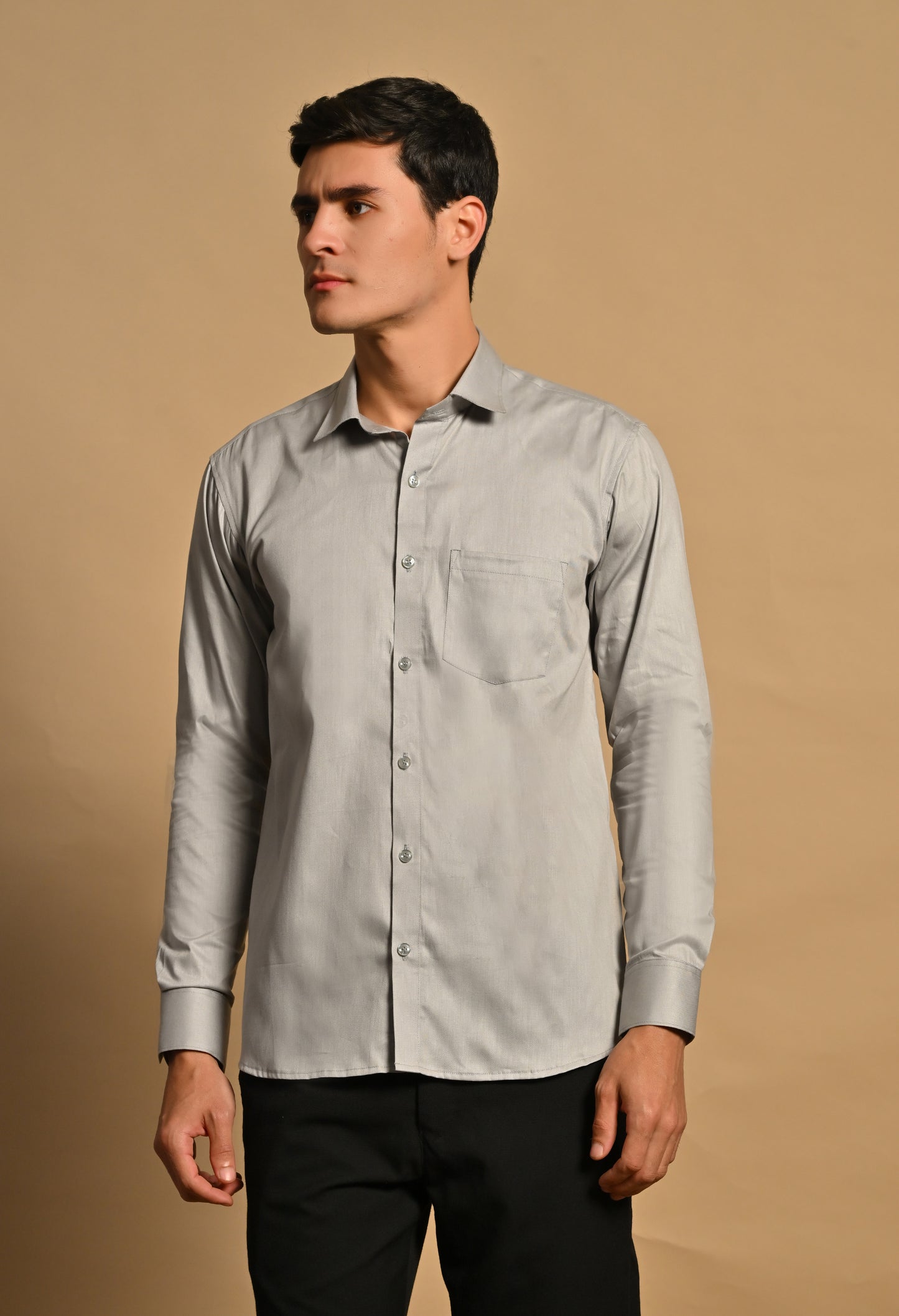 Grey Full Sleeve Shirt