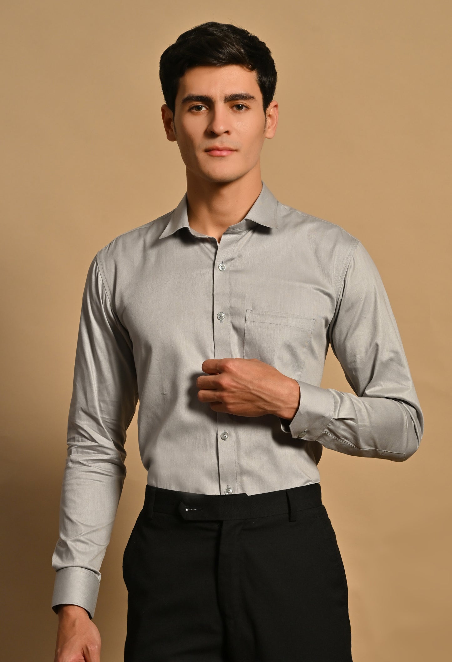 Grey Full Sleeve Shirt