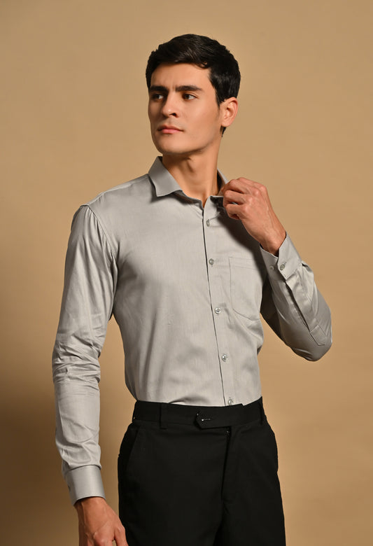 Grey Full Sleeve Shirt