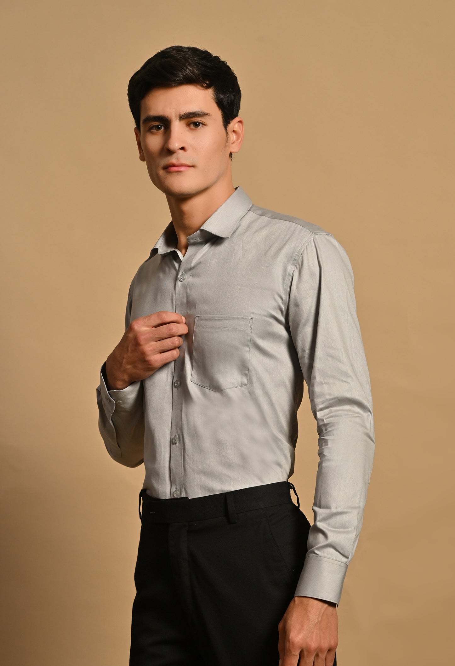 Grey Full Sleeve Shirt