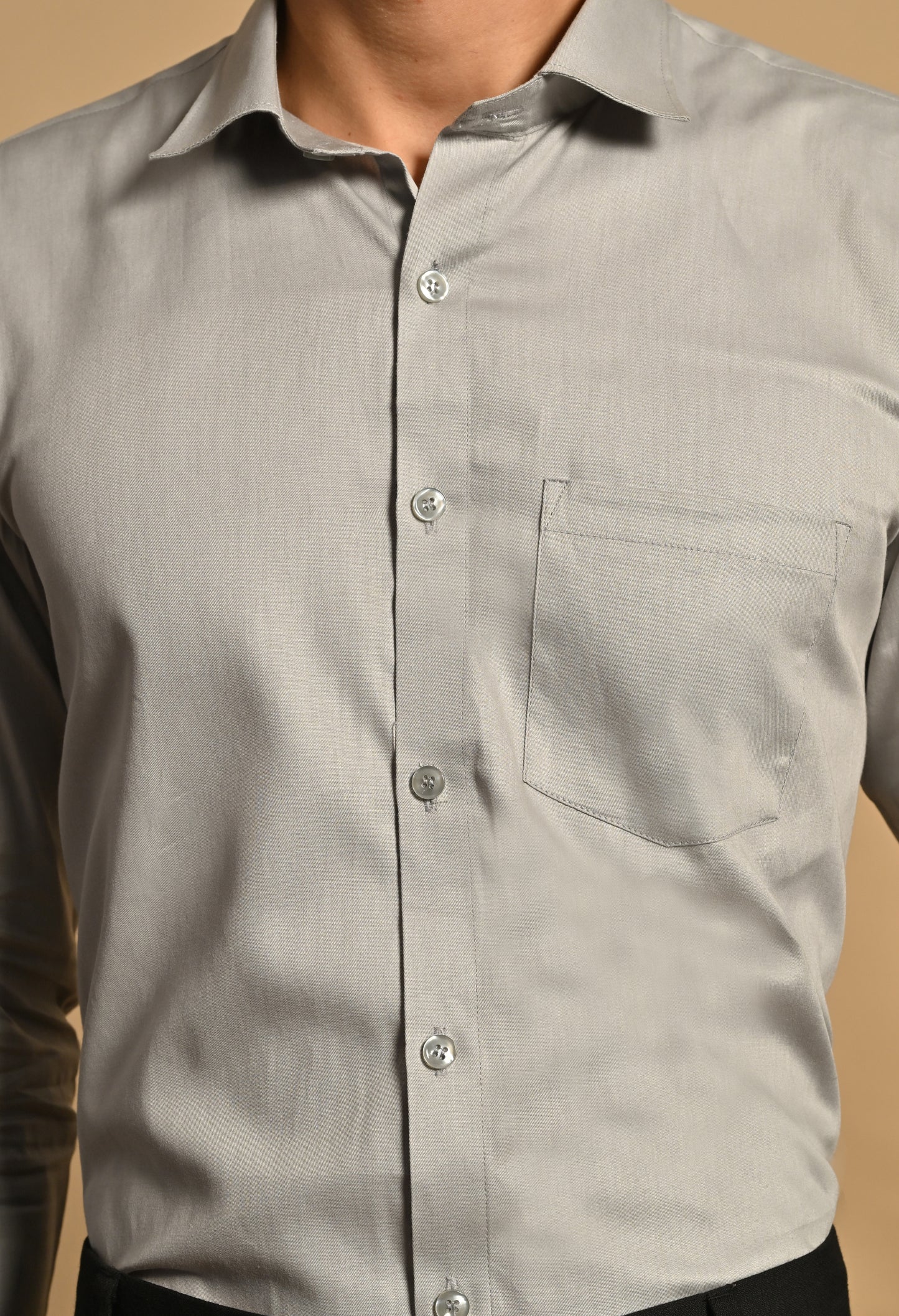 Grey Full Sleeve Shirt