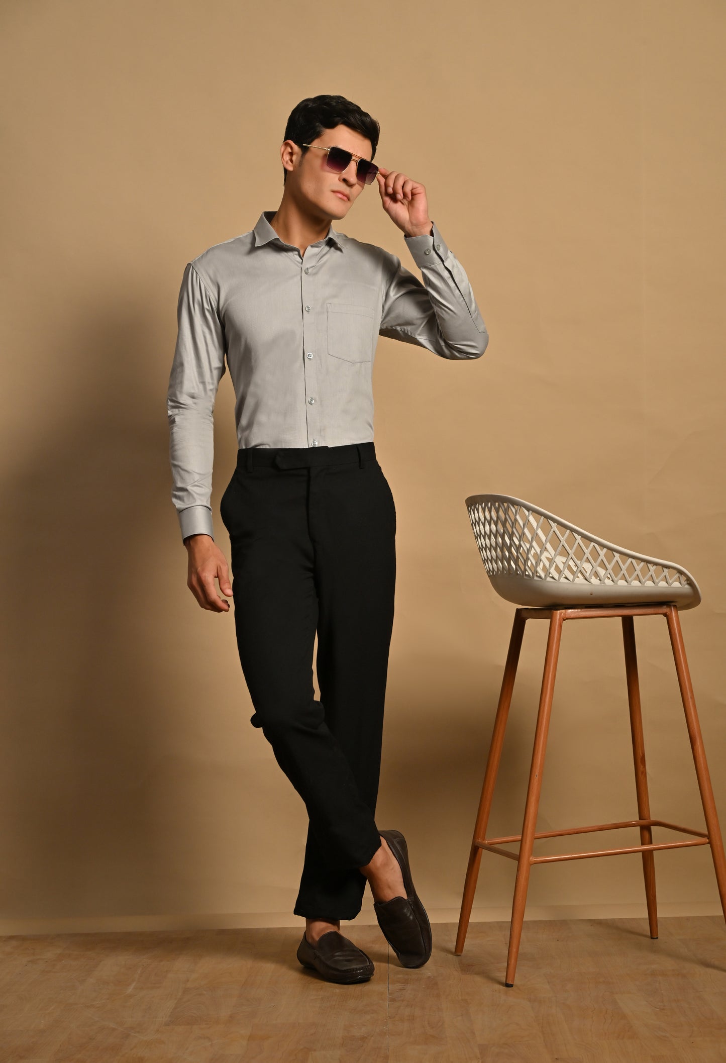 Grey Full Sleeve Shirt