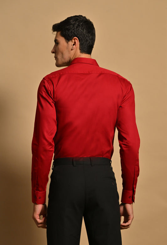 Maroon Full Sleeve Shirt