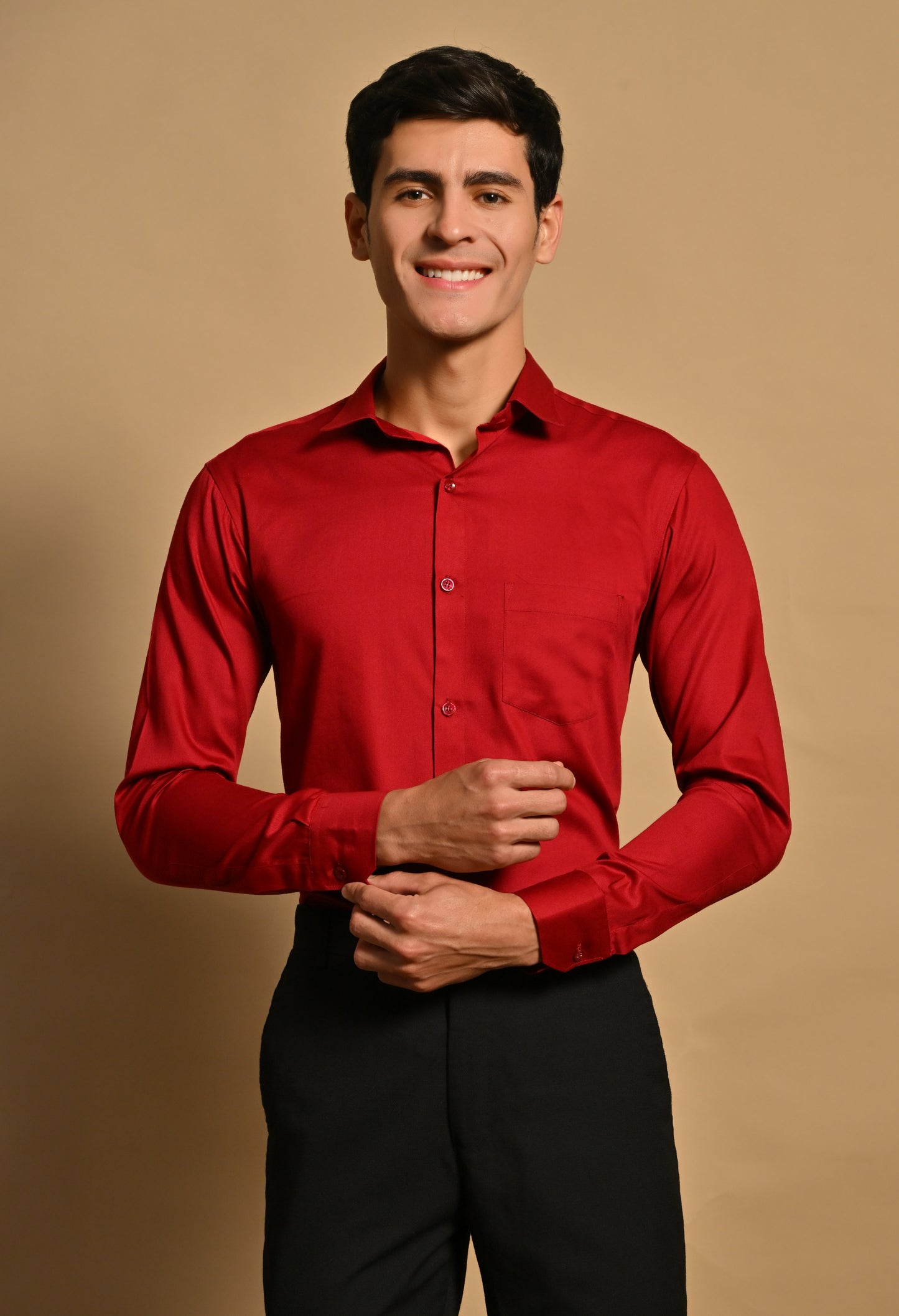 Maroon Full Sleeve Shirt