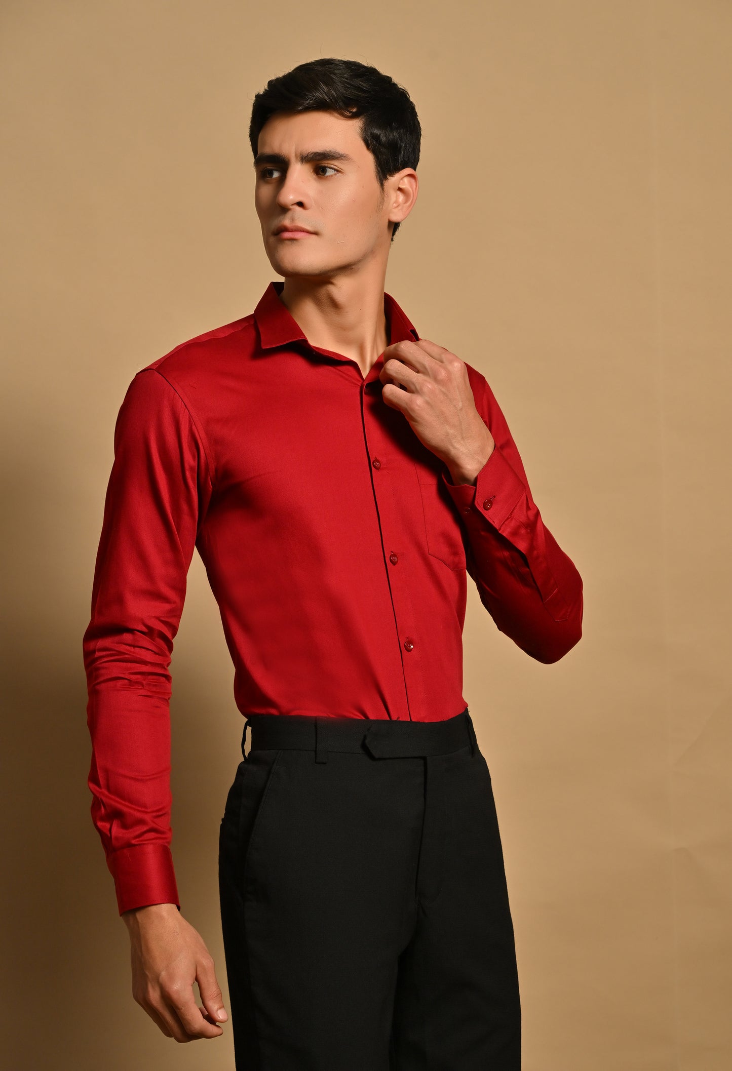 Maroon Full Sleeve Shirt