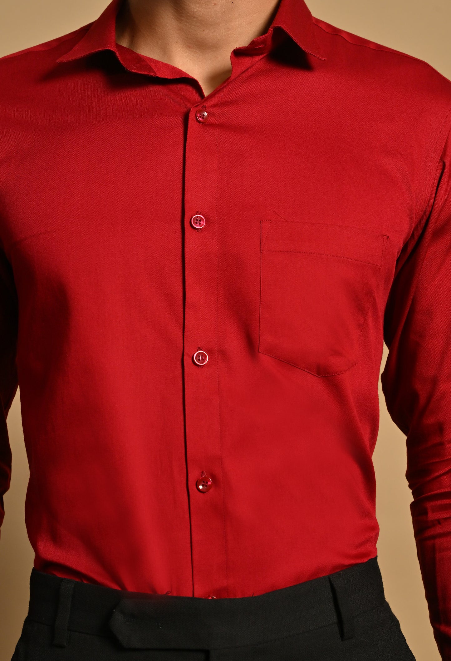 Maroon Full Sleeve Shirt