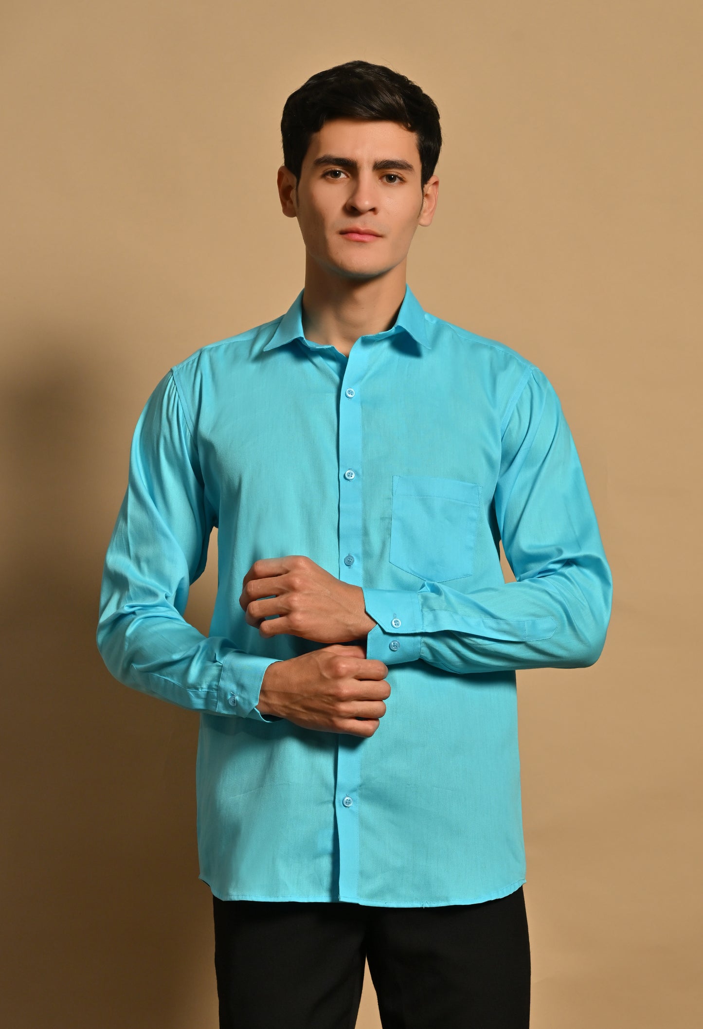 Turquoise Full Sleeve Shirt
