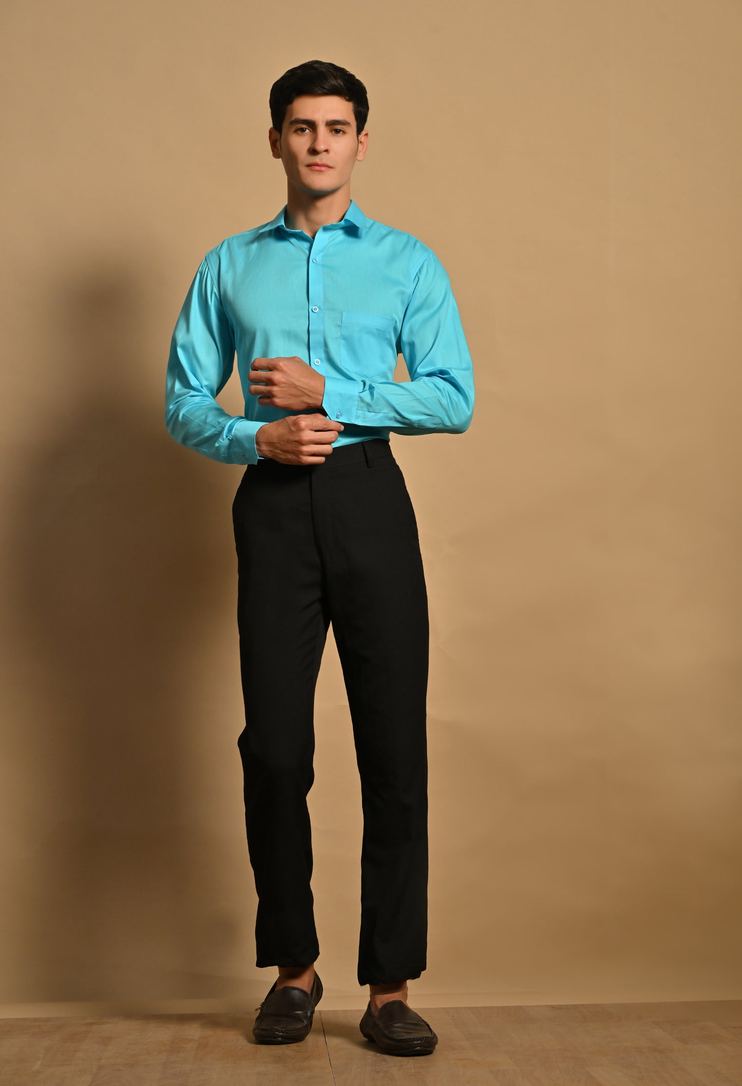 Turquoise Full Sleeve Shirt