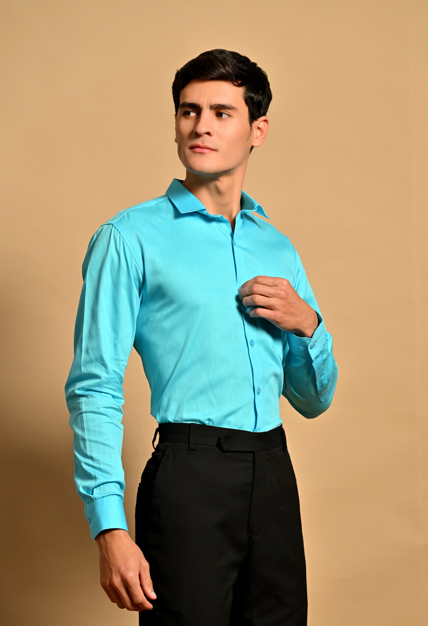 Turquoise Full Sleeve Shirt