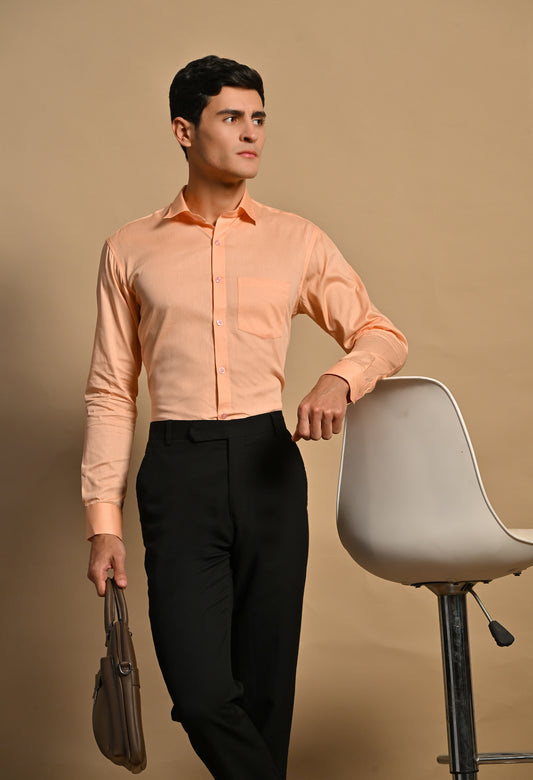 Peach Full Sleeve Shirt