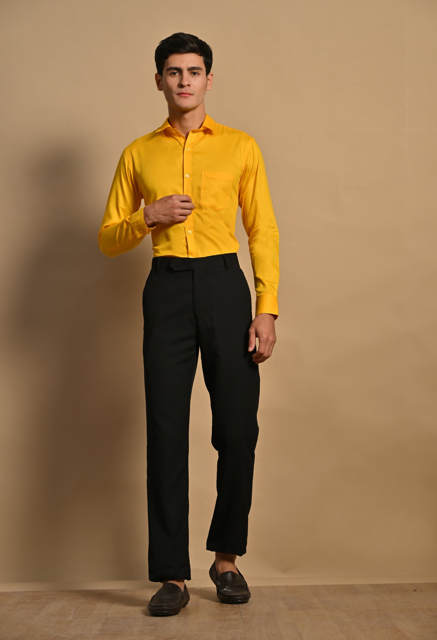 Mustard yellow Full Sleeve Shirt