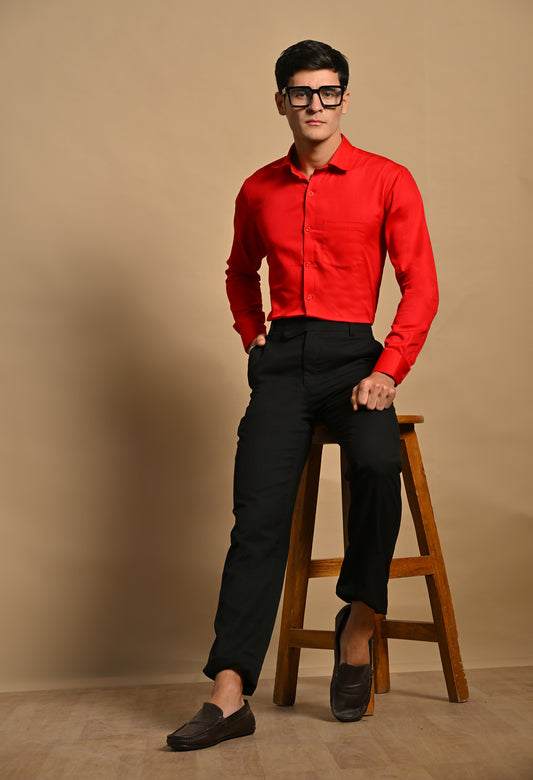 Red Full Sleeve Shirt