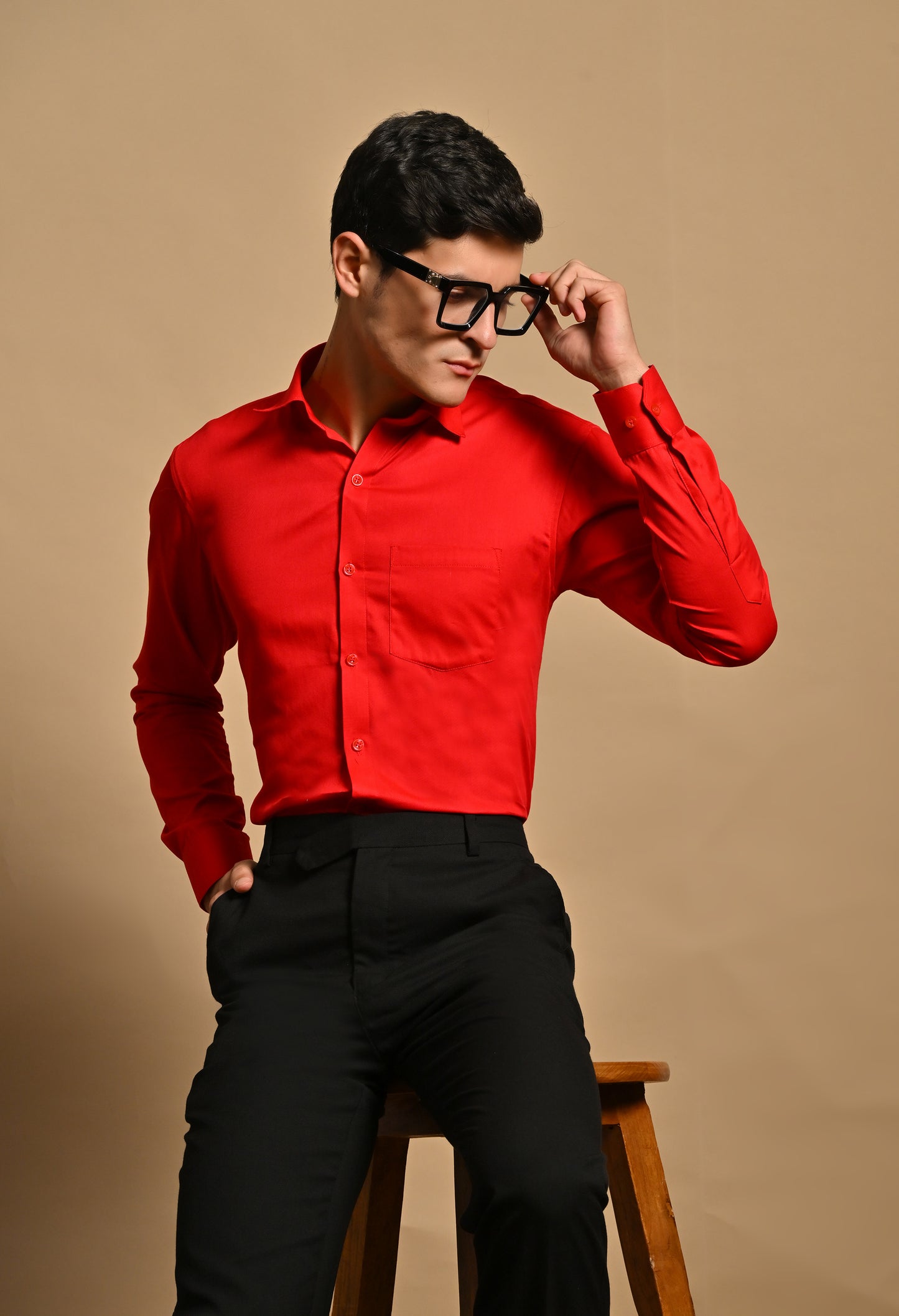 Red Full Sleeve Shirt